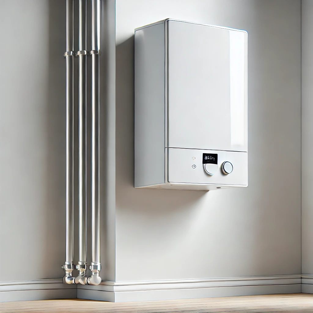 Image of a boiler on a wall - Brighton plumber